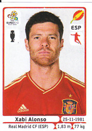 Xabi Alonso Spain samolepka EURO 2012 #297